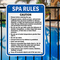 Kentucky Spa Rules Sign
