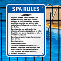 Tennessee Spa Rules Sign