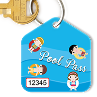 Pool Pass In Pentagon Shape, Kids Life Ring