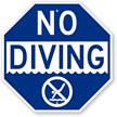No Diving   Swimming Pool Sign