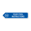 Add Your Custom Pool Instructions Left Arrow Sign