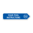 Add Your Custom Pool Instructions Right Arrow Sign