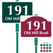Add House Number Street Name Custom Sign Stake Kit 