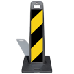 LotBoss Yellow, Black Delineator Portable Kit