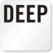 Deep Pool Depth Marker