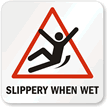 Slippery When Wet Pool Marker
