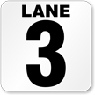 Lane 3 Pool Lap Lane Marker