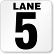 Lane 5 Pool Lap Lane Marker