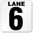 Lane 6 Pool Lap Lane Marker