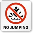 No Jumping Pool Marker