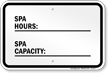 Georgia Spa Hours And Capacity Sign
