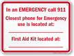 In Emergency Call 911 New York Sign
