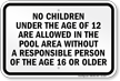 Missouri No Children Allowed Pool Sign