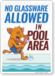 No Glass  Sign