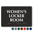 Women's Locker Room TactileTouch Braille Sign