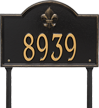 Bayou Vista Standard Lawn Plaque, One Line