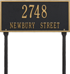 Hartford Standard Two Lines Lawn Plaque