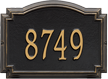 Williamsburg Standard Wall Address Plaque, One Line