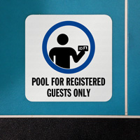 Registered Guests Only - Access to Pool Area