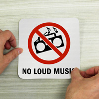 Reminder: No loud music by the pool