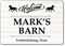 Add Name And Place Welcome Barn Personalized Sign